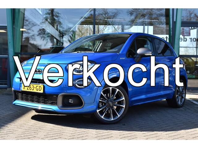 Fiat 500X 1.5 Hybrid Sport Automaat 131pk | Apple Carplay/Android Auto | Vaste-trekhaak | Navigatiesysteem full map |