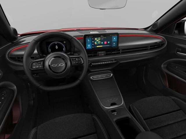 Fiat 600 1.2 145pk Hybrid Sport | Clima | Cruise | Navi | 18" | Winter Pack | Apple Carplay | BSM