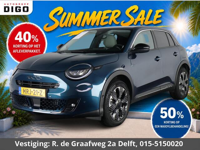 Fiat 600 1.2 Hybrid La Prima | Apple Carplay & AndroidAUTO | Dodehoek detectie | Parkeersensoren