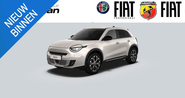 Fiat 600 1.2 Hybrid La Prima | 8 Jaar garantie | Beige | Full option | Camera | Massagestoel | Adaptive cruise | LED