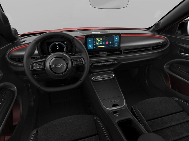Fiat 600 1.2 Hybrid Sport | Clima | Camera | Adapt. Cruise | BSM | Navi | 18" | Winter Pack | Apple Carplay