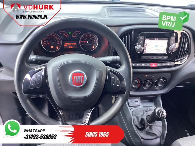 Fiat DOBLO Cargo 1.3 MJ 95 pk BPM VRIJ! NL Auto/ Navi/ Airco/ Cruise/ PDC