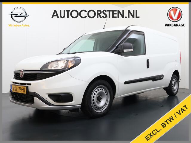 Fiat DOBLO Cargo Trekking 1.6JTD 105PK L2H1 3-Peroons Airco Navi* Apple Carplay Android Auto Bluetooth S Trekking Euro 6 Betonplex Vloer Wandbetimmering Schuifdeur Origineel Nederlandse Auto 984kg laadvermogen! 1300kg trekvermogen!