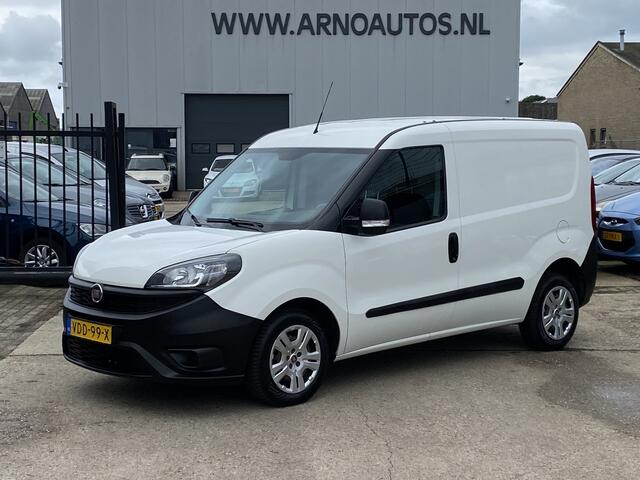Fiat DOBLO Cargo 1.6 MJ EURO 6 L1H1 ECO JET, 6-BAK, 3-PEROONS, AIRCO, SCHUIFDEUR RECHTS, CRUISE CONTROL, PARKEERSENSOREN, NAVIGATIE-BLUETOOTH-RADIO-USB, ELEK-RAMEN, CENT-VERGRENDELING, KAST INRICHTING