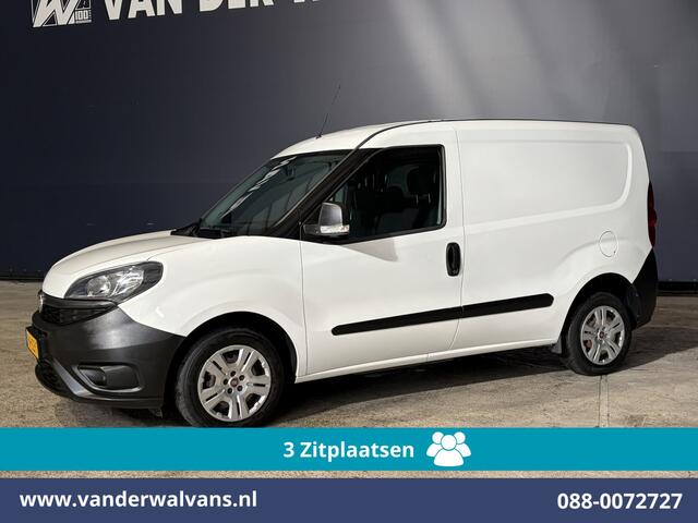 Fiat DOBLO Cargo 1.6 MJ 90pk L1H1 Euro6 Airco | 3-Zits | Navigatie | Apple Carplay | Android Auto Zijdeur, Parkeersensoren, Bijrijdersbank