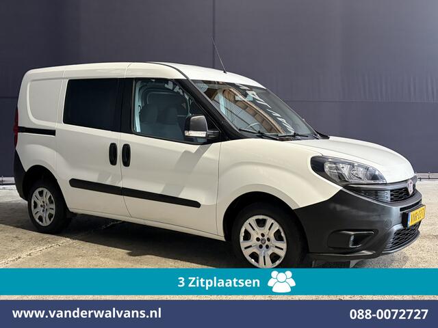 Fiat DOBLO Cargo 1.6 MJ 90pk L1H1 Euro6 Airco | 3-Zits | Navigatie | Apple Carplay | Android Auto Zijdeur, Parkeersensoren, Bijrijdersbank