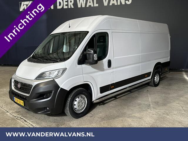 Fiat DUCATO 3.0 NP 136pk L4H2 Post NL inrichting Euro6 Airco | Camera | Navigatie sidebars, 270 graden achterdeuren, schappen, doorloopdeur