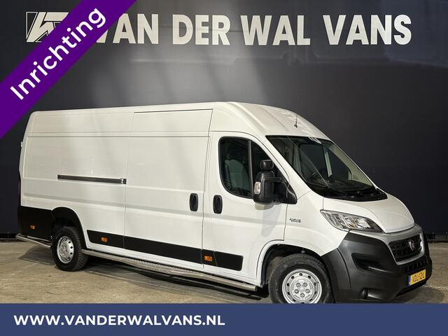 Fiat DUCATO 3.0 NP 136pk L4H2 Post NL inrichting Euro6 Airco | Camera sidebars, 270 graden achterdeuren, schappen, doorloopdeur