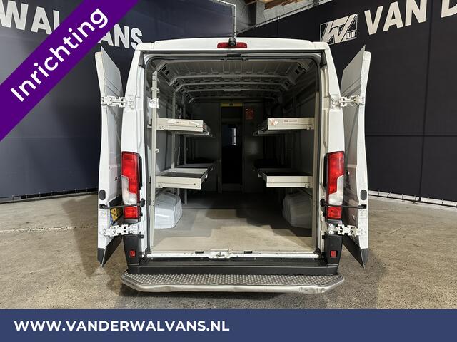 Fiat DUCATO 3.0 NP 136pk L4H2 Post NL inrichting Euro6 Airco | Camera sidebars, 270 graden achterdeuren, schappen, doorloopdeur