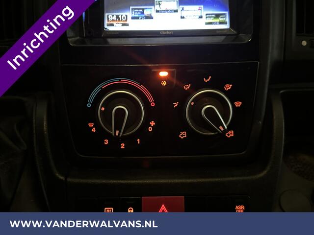 Fiat DUCATO 3.0 NP 136pk L4H2 Post NL inrichting Euro6 Airco | Camera sidebars, 270 graden achterdeuren, schappen, doorloopdeur