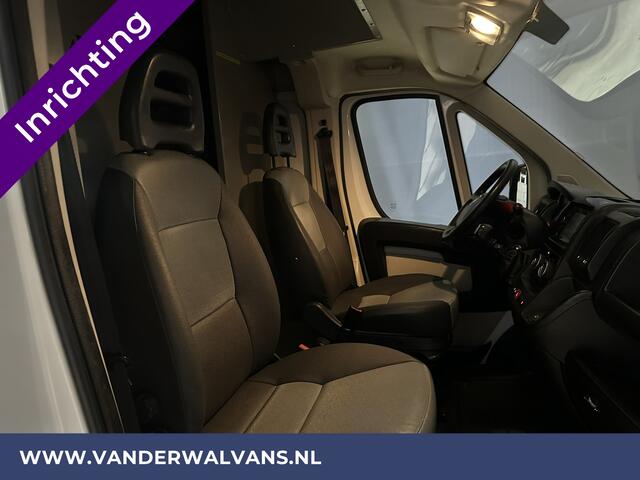 Fiat DUCATO 3.0 NP 136pk L4H2 Post NL inrichting Euro6 Airco | Camera sidebars, 270 graden achterdeuren, schappen, doorloopdeur