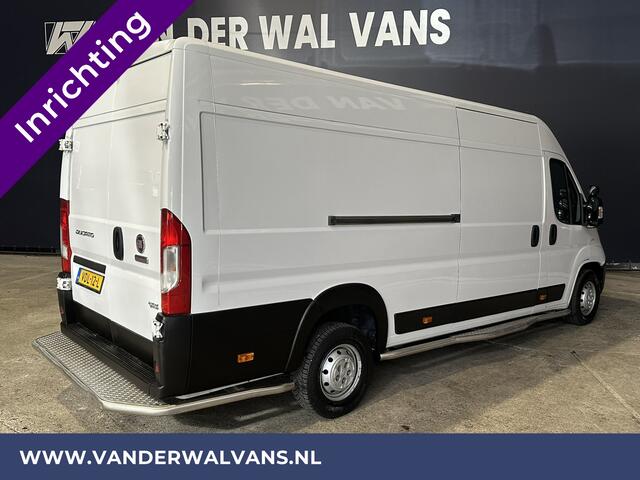 Fiat DUCATO 3.0 NP 136pk L4H2 Post NL inrichting Euro6 Airco | Camera sidebars, 270 graden achterdeuren, schappen, doorloopdeur