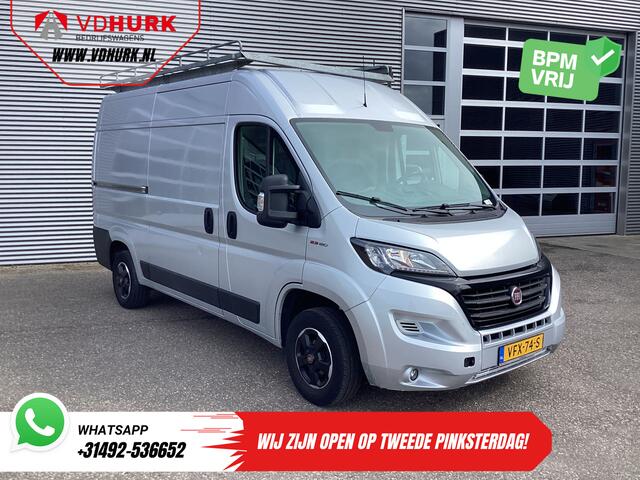 Fiat DUCATO 2.3 MJ 120 pk L2H2 BPM VRIJ! Glasresteel/ Glastransporter/ Glaswagen/ Navi/ Climate/ Camera/ 2.5t Trekverm/ Imperiaal