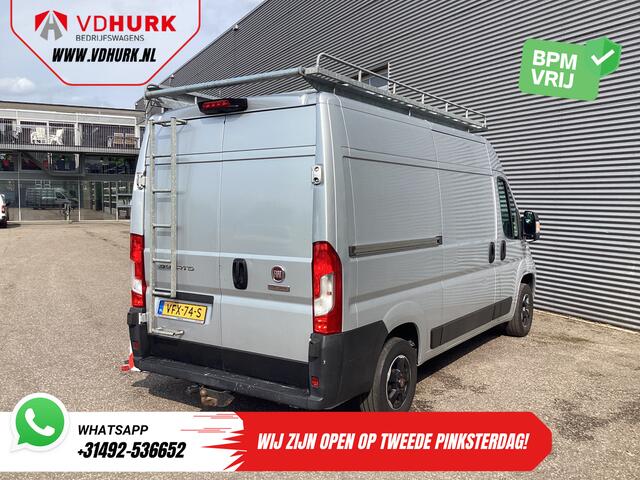Fiat DUCATO 2.3 MJ 120 pk L2H2 BPM VRIJ! Glasresteel/ Glastransporter/ Glaswagen/ Navi/ Climate/ Camera/ 2.5t Trekverm/ Imperiaal