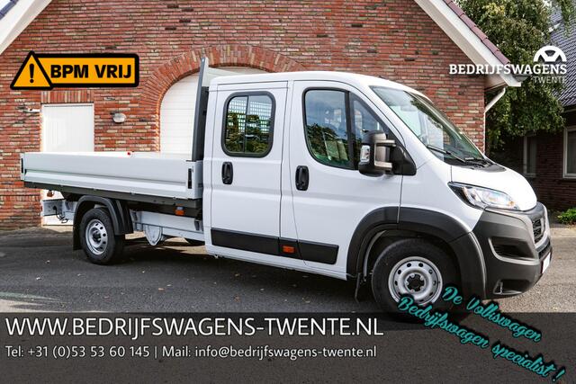 Fiat DUCATO 2.2 Mjet 140 pk Dubbel Cabine va 419,- p/m 7-Zits Pick Up/Open Laadbak LxBxH 330x202x40 cm, Airco, Nieuw