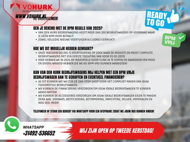 Fiat DUCATO 2.2 MJ 180 pk Aut. L3H2 DC Dubbel Cabine BPM VRIJ! 6 Pers./ 2x Schuifdeur/ Climate/ 2.5t Trekverm./ Cruise/ Camera/ Trekhaak