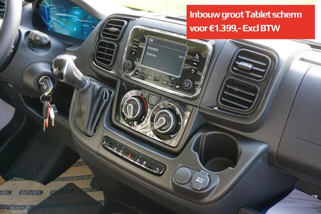 Fiat DUCATO 2.2 MultiJet 140 L3H2 3.5t |Automaat |140 pk |Betimmering |Nieuw |Camera |Cruise |Airco |Verzwaard |Bluetooth media en telefonie |DAB radio |Parkeersensoren |3500 KG verzwaard