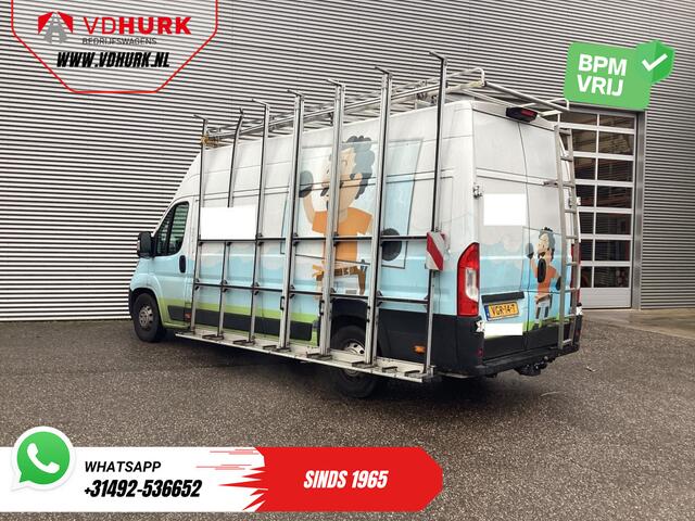 Fiat DUCATO 35 2.3 180 pk MJ L3H3 Glasresteel/ 3T trekverm./ Imperiaal + Ladder/ Navi/ Camera/ PDC/ Cruise/ Airco/ Trekhaak