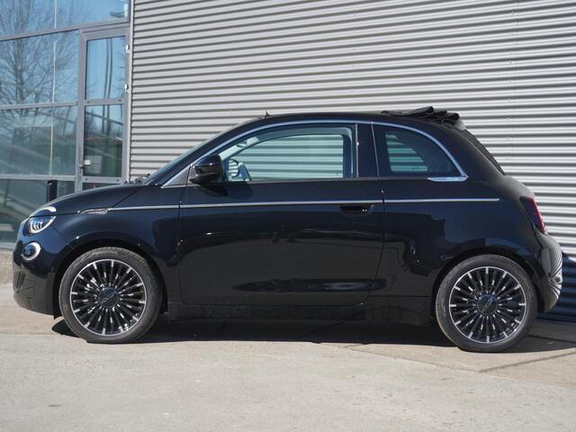 Fiat E-500 Cabrio La Prima 42 kWh | By Bocelli | Leder | 17" | Navi | Winter Pack |