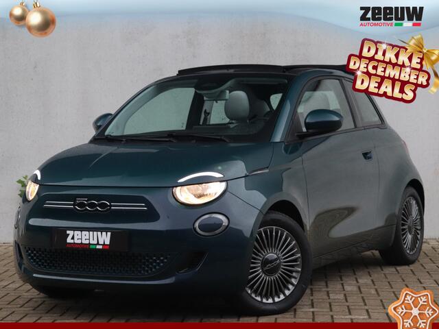 Fiat E-500 Cabrio 42 kWh Icon | LED | Carplay | Camera | Winter | PDC | 16"