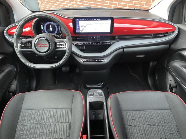 Fiat E-500 RED 42 kWh NAV CRUISE STOELVW CARPLAY DAB PDC LMV