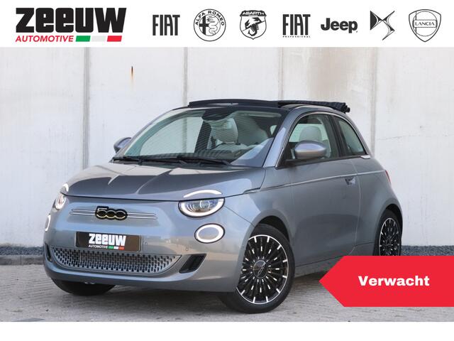 Fiat E-500 Cabrio La Prima by Bocelli 42 kWh | JBL | Winter | Camera | 17"