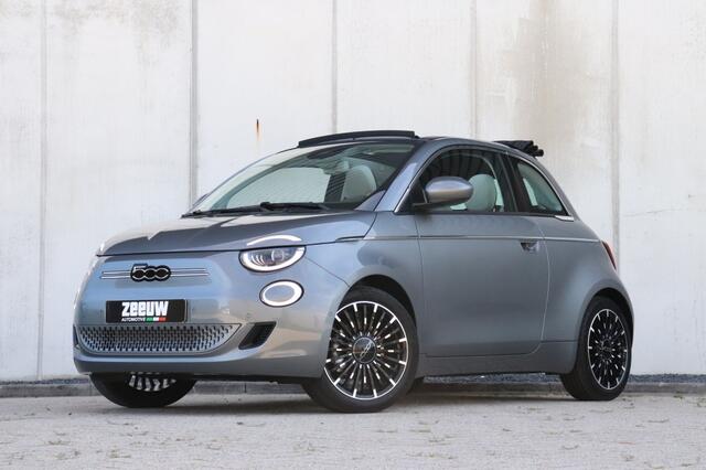 Fiat E-500 Cabrio La Prima by Bocelli 42 kWh | JBL | Winter | Camera | 17"