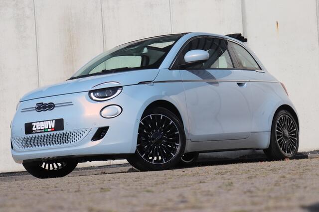 Fiat E-500 Cabrio La Prima by Bocelli 42 kWh | JBL | Winter | Camera | 17"