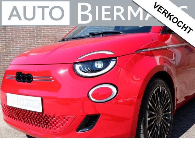 Fiat E-500 La Prima 42 kWh / INCL. 12 mnd BOVAG / JBL-Speakers / Camera