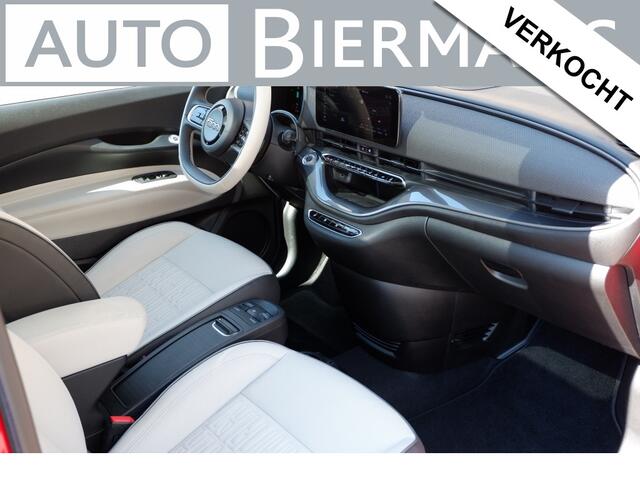 Fiat E-500 La Prima 42 kWh / INCL. 12 mnd BOVAG / JBL-Speakers / Camera