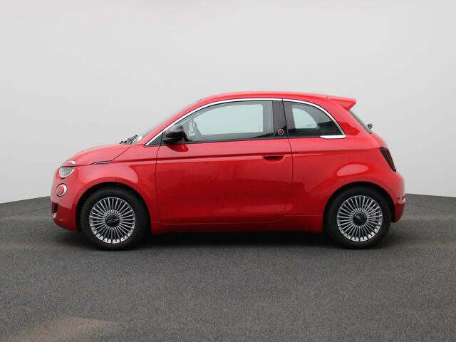 Fiat E-500 500e 42 kWh (Red) | Apple Carplay/Android Auto | Achteruitrijcamera | Cruise Control | Lichtmetalen Velgen |