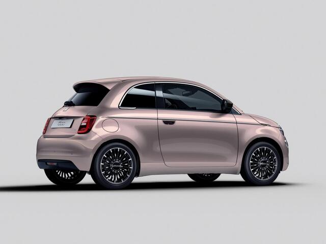 Fiat E-500 La Prima 42 kWh | Uit voorraad leverbaar | Panoramadak | Adapt. Cruise | Pack Top Plus | Camera | Leder | Apple Carplay