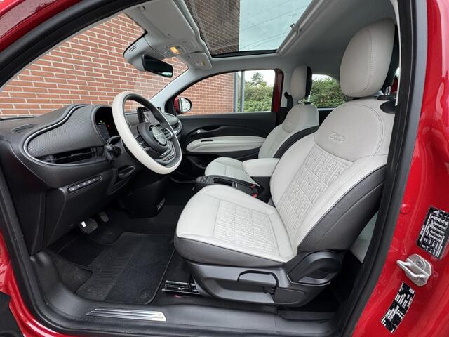 Fiat E-500 La Prima 42 kWh JBLPANO ADAPT-CRUISE STOELVW CARPLAY LED NAV