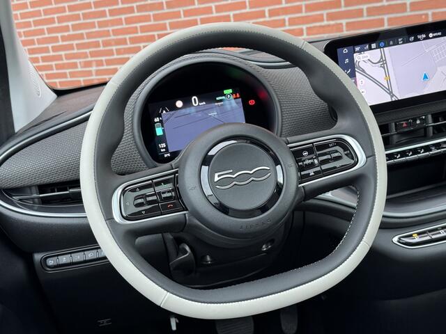 Fiat E-500 La Prima 42 kWh JBLPANO ADAPT-CRUISE STOELVW CARPLAY LED NAV