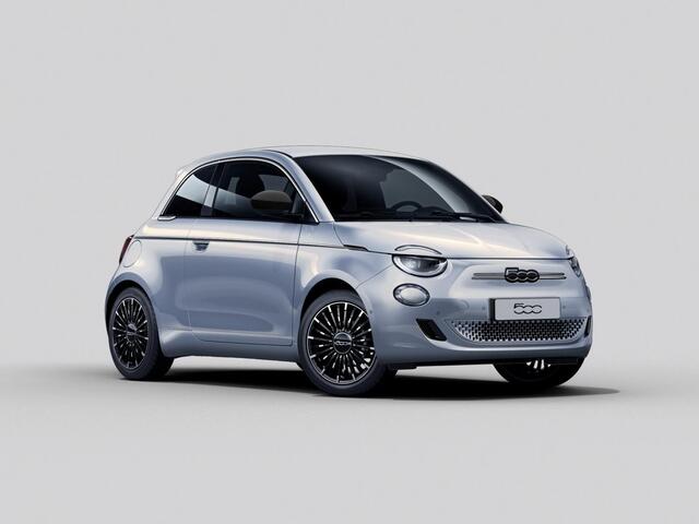 Fiat E-500 La Prima 42 kWh | Clima | LED | PDC | JBL Premium Audio | 17" | Camera | BSM | Canneloni Ivory/Piombo interieur