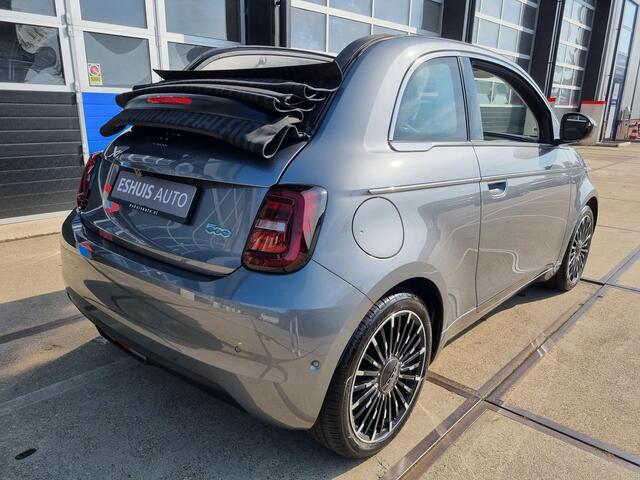 Fiat E-500 Cabrio La Prima by Bocelli 42 kWh JBL / 17 INCH / CAMERA / NAVI / 9.558 KM. – foto 3