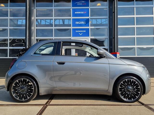 Fiat E-500 Cabrio La Prima by Bocelli 42 kWh JBL / 17 INCH / CAMERA / NAVI / 9.558 KM. – foto 4