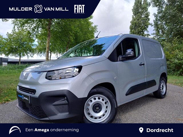 Fiat E-Doblo L1 50 kWh 136pk | 8 jaar garantie | 0% financial lease | Apple Carplay | Android Auto | Multimedia | Achteruitrijcamera | Parkeersensoren achter | Winter pakket | Stoelverwarming | Stuurverwarming | Stuurwielbediening | Reservewiel | van ¤30.975 voor ¤26.