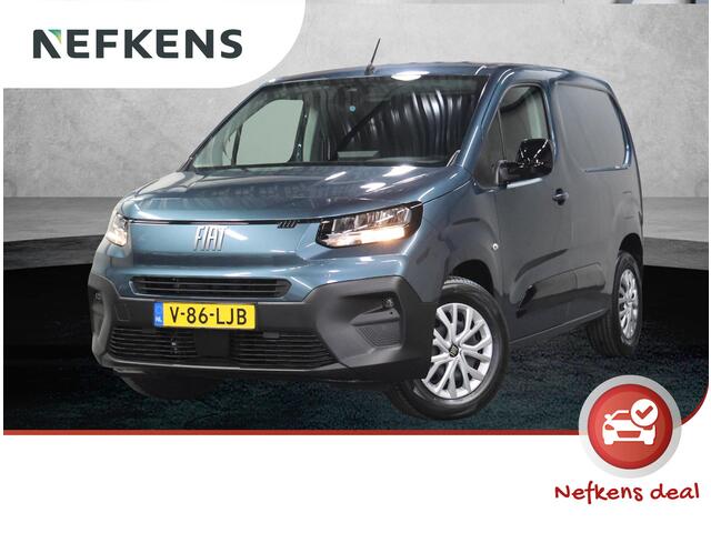 Fiat E-Doblo 136PK L1 50 kWh | NIEUW! | Navigatie | AppleCarPlay/AndroidAuto | Houtenlaadvloer | Cruise Control | Climate Control | Navigatie | Parkeersensoren | DAB Radio | Armsteun | Parkeersensoren |