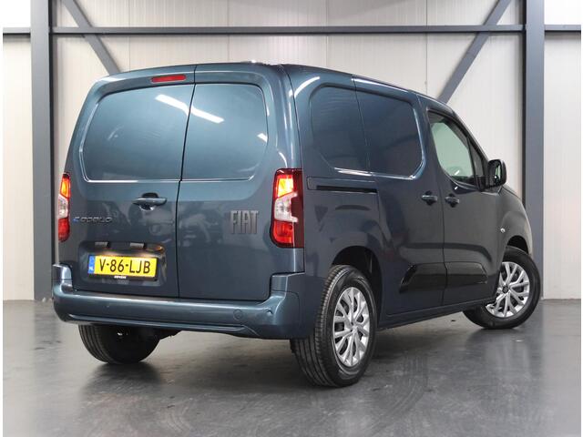 Fiat E-Doblo 136PK L1 50 kWh | NIEUW! | Navigatie | AppleCarPlay/AndroidAuto | Houtenlaadvloer | Cruise Control | Climate Control | Navigatie | Parkeersensoren | DAB Radio | Armsteun | Parkeersensoren |