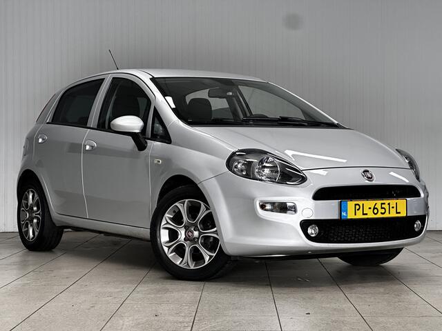Fiat PUNTO Evo 0.9 TwinAir Sempre/ 5-Drs/ 16'' LMV/ Navi/ Clima/ Cruise/ Elek. pakket/ Isofix/ Bluetooth/ Armsteun/ Multi. LEDER. Stuur/ Mistl./ Dagrijverl.