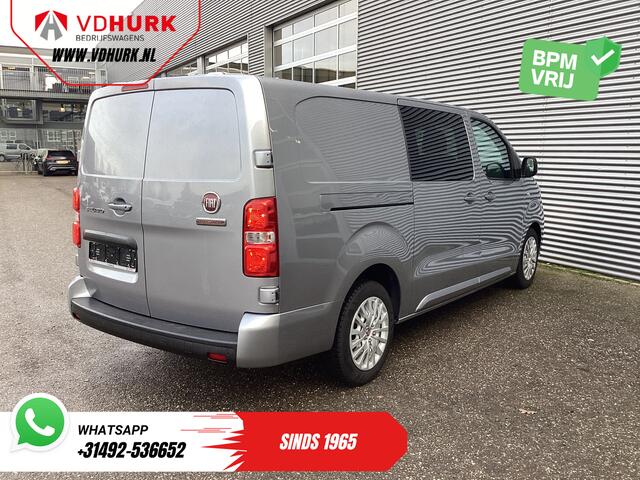 Fiat SCUDO 2.0 MJ 145 pk DC Dubbel Cabine 6 Pers./ Camera/ Cruise/ PDC/ DAB/ Airco