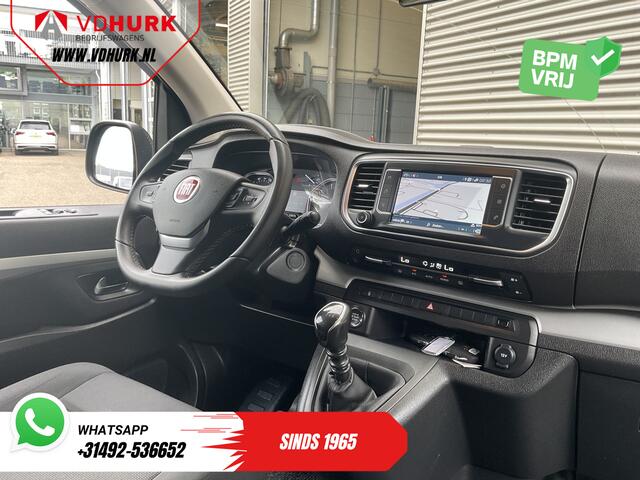 Fiat SCUDO 2.0 MJ 145 pk DC Dubbel Cabine Adapt.Cruise/ 2x Schuifdeur/ Keyless/ Carplay/ Navi/ 6 Pers./ Climate/ Camera/ PDC