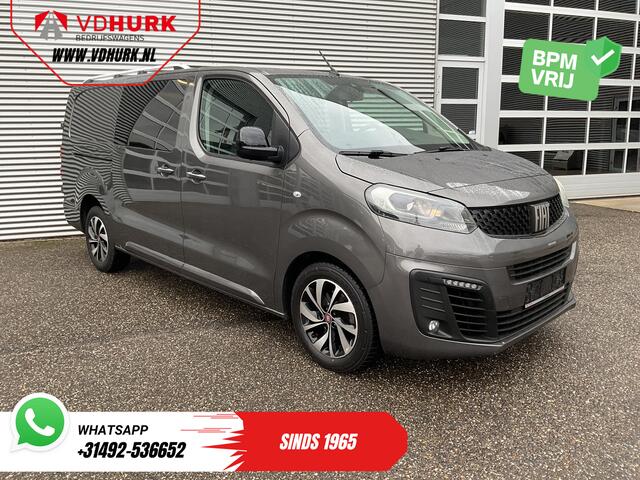 Fiat SCUDO 2.0 MJ 180 pk Aut. DC Dubbel Cabine Xenon/ 2x Schuifdeur/ Carplay/ Keyless/ Navi/ Climate/ Camera/ Cruise/ 17'LMV/ PDC