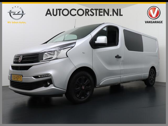 Fiat TALENTO 2.0D 146PK L2 D.C. 17" Pdc Trekh. Alles in kleur gespoten Led Airco Cruise Business Pro Dubbele Cabine 5-Pers. DC Led Betonplex-vloer Lat om Lat Privacy Glas Bluetooth Lengte 2 dus wél fatsoenlijke beenruimte achterin! 1e Eigenaar 2.000 kg trekvermogen Eu