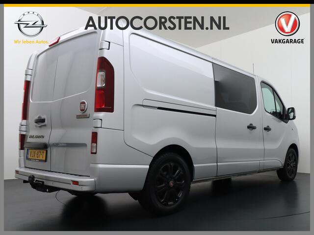 Fiat TALENTO 2.0D 146PK L2 D.C. 17" Pdc Trekh. Alles in kleur gespoten Led Airco Cruise Business Pro Dubbele Cabine 5-Pers. DC Led Betonplex-vloer Lat om Lat Privacy Glas Bluetooth Lengte 2 dus wél fatsoenlijke beenruimte achterin! 1e Eigenaar 2.000 kg trekvermogen Eu