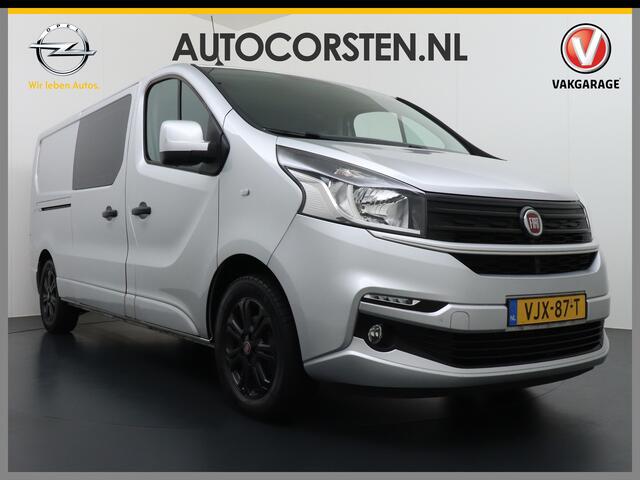 Fiat TALENTO 2.0D 146PK L2 D.C. 17" Pdc Trekh. Alles in kleur gespoten Led Airco Cruise Business Pro Dubbele Cabine 5-Pers. DC Led Betonplex-vloer Lat om Lat Privacy Glas Bluetooth Lengte 2 dus wél fatsoenlijke beenruimte achterin! 1e Eigenaar 2.000 kg trekvermogen Eu