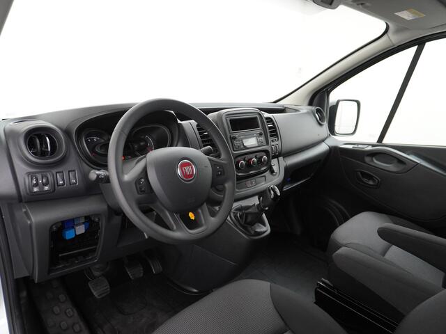 Fiat TALENTO 2.0D 146PK L2 D.C. 17" Pdc Trekh. Alles in kleur gespoten Led Airco Cruise Business Pro Dubbele Cabine 5-Pers. DC Led Betonplex-vloer Lat om Lat Privacy Glas Bluetooth Lengte 2 dus wél fatsoenlijke beenruimte achterin! 1e Eigenaar 2.000 kg trekvermogen Eu