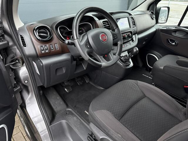 Fiat TALENTO 1.6 MJ EcoJet L2H1 DC SX 125PK ?Euro 6 ?Rijklaarprijs ?5-Persoons ?Camera ?Airco ?Cruise ?Bluetooth telefoon ?Parkeersensoren ?Schuifdeur Rechts ?Trekhaak ?Lichtmetaal