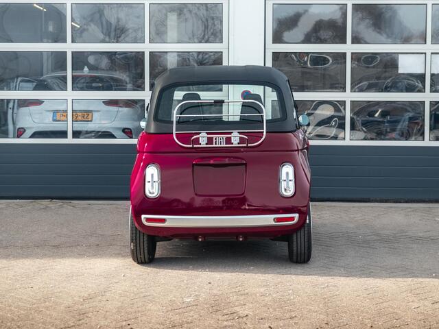 Fiat Topolino | Dutchies Edition | Burgundy Red | Leder Amaretto | Chrome Rek | Uniek !